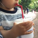 井の頭公園で喉が乾いたので子供と一緒に「ブルースカイコーヒー」へ
