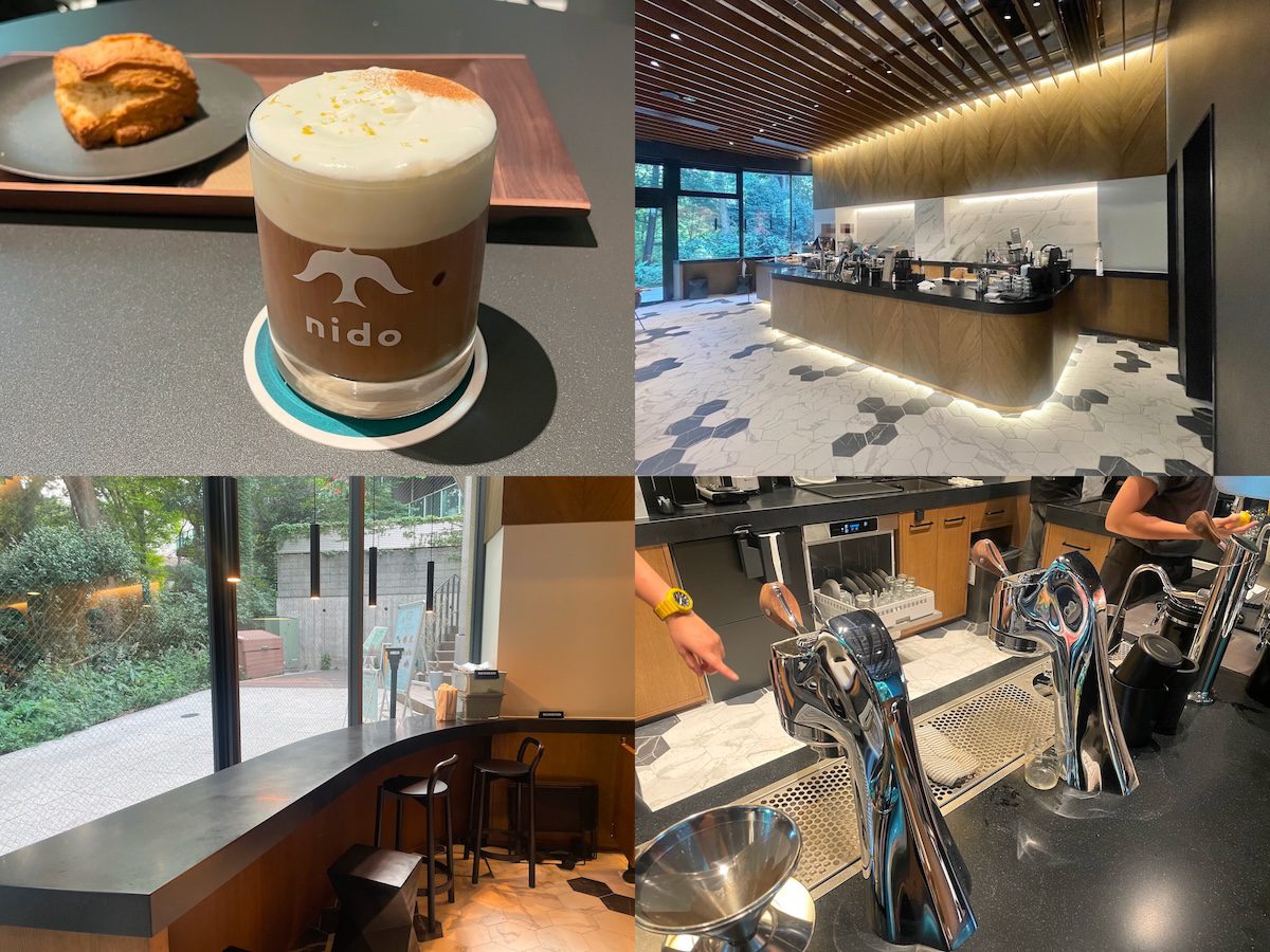 井の頭公園の緑とアートに包まれる新カフェ「nido inokashira」計算し