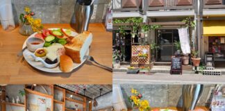 吉祥寺の小さなカフェ「flower & cafe あっとほーむ」花と緑に包まれ1,210円贅沢モーニング
